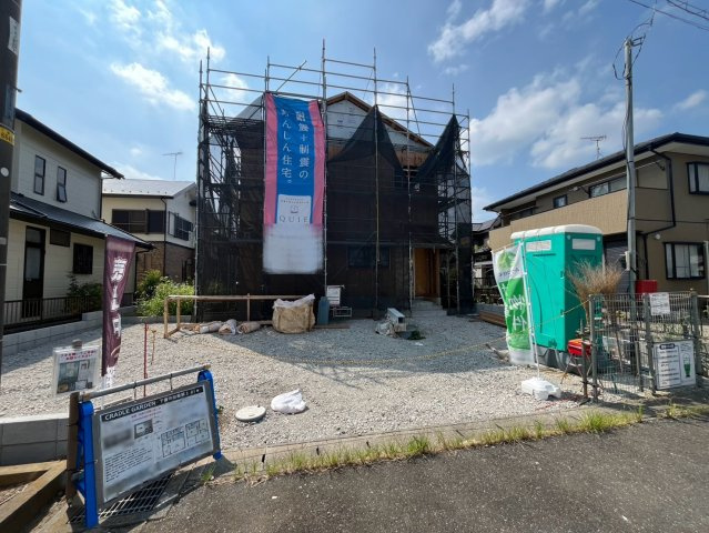 【Cradle Garden】　下妻市加養　第１　全1邸の前面道路含む現地写真|建築中の様子が見られるのも今だけ♪ぜひ、この機会にお問い合わせください（＾＾）
2026年7月撮影
