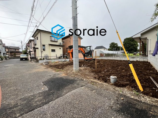 狭山市南入曽9期　新築戸建の前面道路含む現地写真|令和8年8月16日撮影。