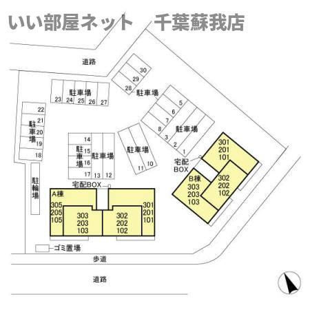 レイワンＡＢの区画図