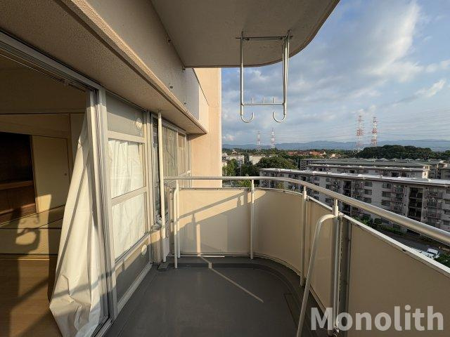 泉北鴨谷台３丁３号棟のバルコニー