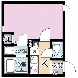 【間取り】 | ＬＩＦＥ　ＴＯＷＮ　ＹＯＴＳＵＧＩ | 間取りです。