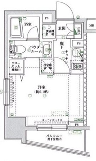 【間取り】 | スパシエジーベック亀戸 | 間取りです。