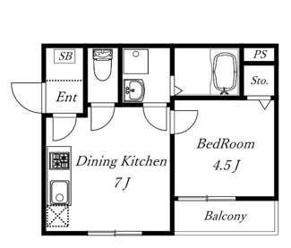 【間取り】 | ａｐｐａｒｔｅｍｅｎｔ１ | 間取りです。
