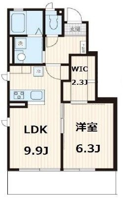 ｃｈａｒｍｅの間取り|間取りです。