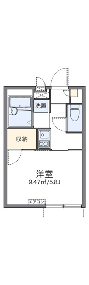 【間取り】 | レオパレスヴィラ　ゼルコバ