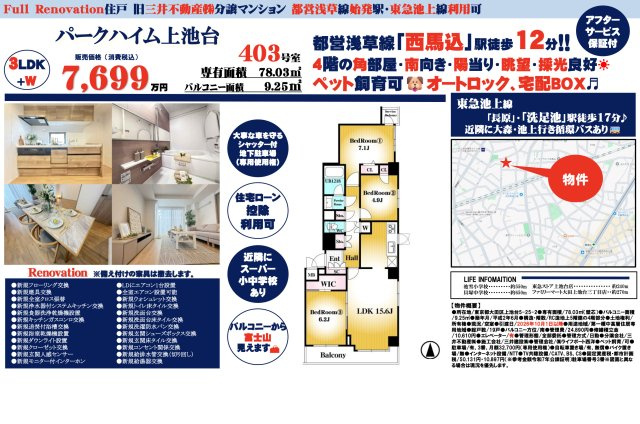 【その他】 | パークハイム上池台　仲介手数料無料＋40万円現金プレゼント中