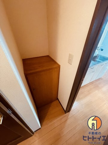 コーポちあきの玄関