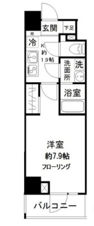 【間取り】 | モンレーヴ御徒町 | 間取りです。