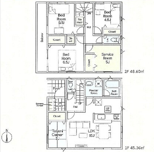【間取り】 | 海老名市社家３丁目 新築戸建て 全3棟【仲介手数料無料】