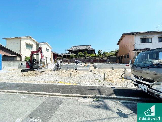 姫路市網干区余子浜　第3　新築一戸建ての外観|現在建築中！落ち着いた街並みで新生活を始めることが出来そう！周辺の物件も併せてご紹介させて頂きます！