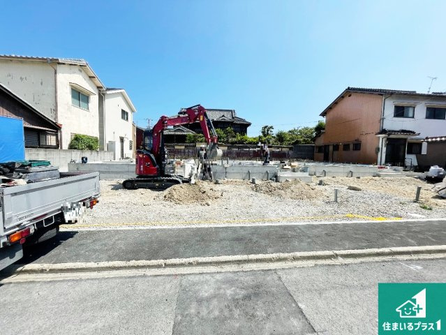 姫路市網干区余子浜　第3　新築一戸建ての外観|現在建築中！落ち着いた街並みで新生活を始めることが出来そう！周辺の物件も併せてご紹介させて頂きます！