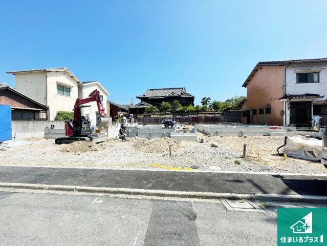 姫路市網干区余子浜　第3　新築一戸建ての外観|現在の進捗状況です！順調に作業進行中、完成が待ち遠しいです！詳細の間取り等、お気軽にお問い合わせください！