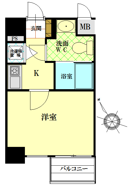 キャッスルマンション会津若松の間取り