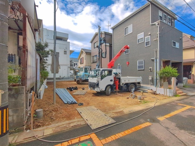 【新築分譲住宅】富士見市水谷東3丁目の前面道路含む現地写真