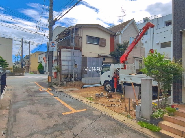 【新築分譲住宅】富士見市水谷東3丁目の前面道路含む現地写真