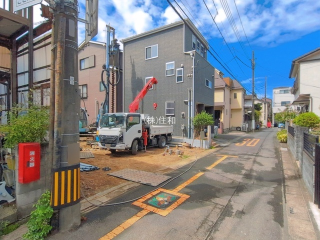 【新築分譲住宅】富士見市水谷東3丁目の前面道路含む現地写真
