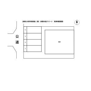 仮）大垣市南若森アパート南の駐車場