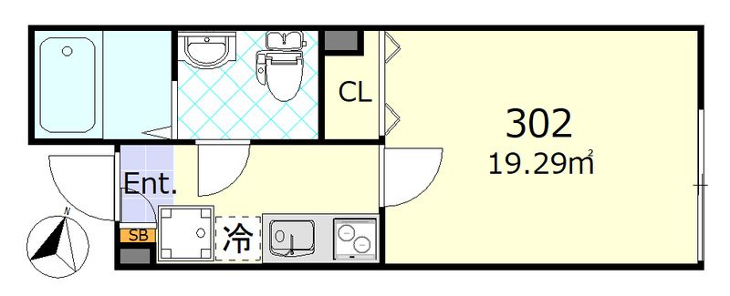 ルノン平井の間取り