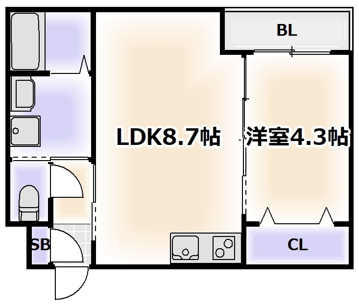 APS01(エーピーエスゼロワン)の間取り