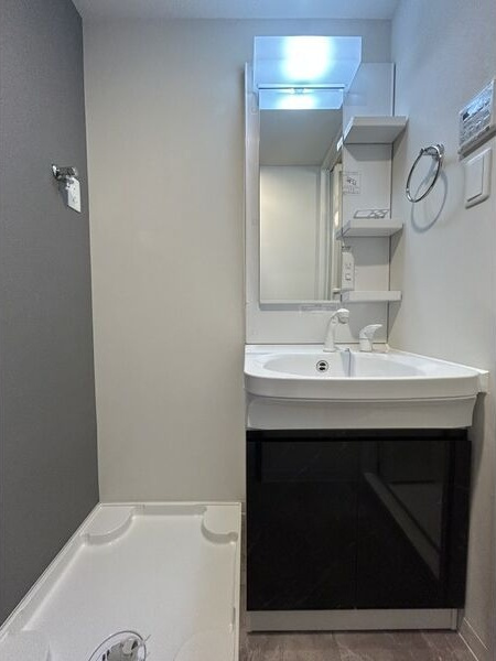 S-RESIDENCE尾頭橋clarity(クラリティ)の洗面所|洗濯機置き場があります