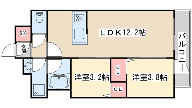 【間取り】 | スプランディッド大阪EAST