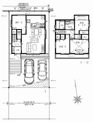 【間取り】 | 【仲介手数料0円】藤沢市石川　新築一戸建て | 【仲介手数料0円】藤沢市石川　新築一戸建て