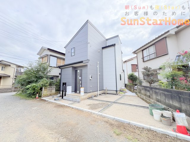 【サンスターホーム】武蔵村山市学園1丁目　太陽光発電付き新築戸建の外観