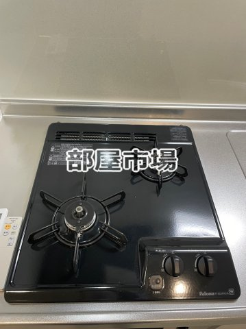 カルム浅草馬道のキッチン|2口コンロ