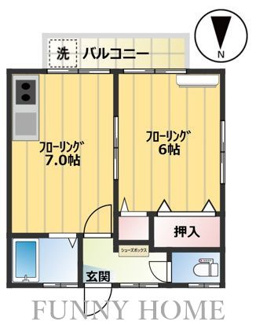 【間取り】 | コーポ大井