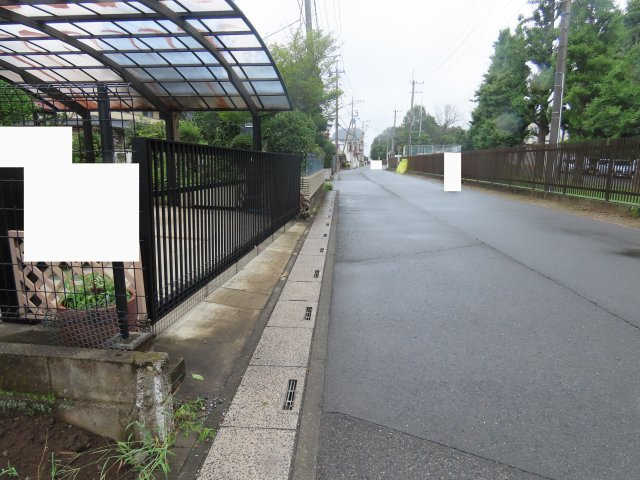 川越市天沼新田売地の前面道路含む現地写真