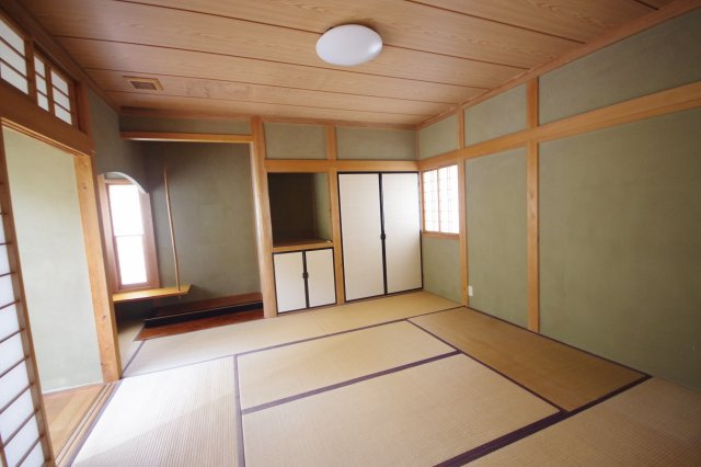 芳賀郡益子町七井　戸建の和室|１階8帖の和室