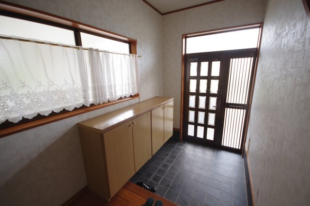 芳賀郡益子町七井　戸建の玄関|玄関内部