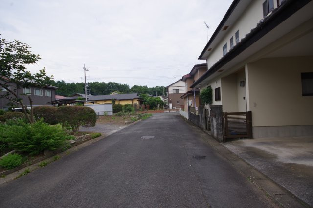 芳賀郡益子町七井　戸建の前面道路含む現地写真|北側公道６ｍに接道