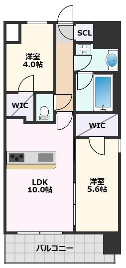 【間取り】 | スプランディッド大阪EAST