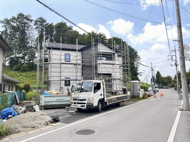 【LIGARE】宇都宮市鶴田町 28期  全2棟の前面道路含む現地写真|〇2号棟〇
全2棟それぞれ個性あふれる内装カラー＆間取りをご用意しております♪
今なら生活スタイルや自分好みに合った建物をお選びいただけます☆
※2026年7月撮影