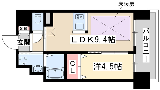 【間取り】 | 第25関根マンション