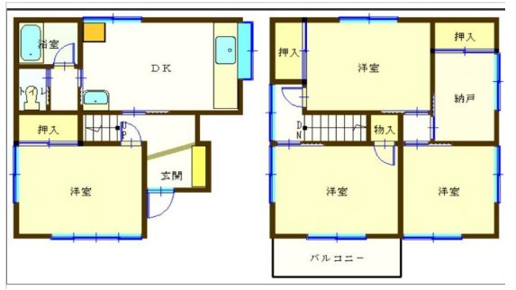 【間取り】 | 生実町戸建て