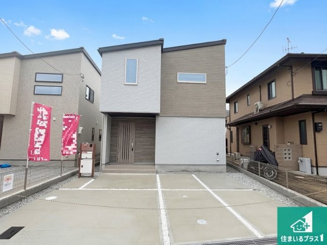 ●奈良市法蓮町　第1期　新築一戸建ての外観|お客様に長く安心して住んでいだだける事にこだわった家づくり！住んでからのアフターサービスにもしっかりと取り組んでいます！