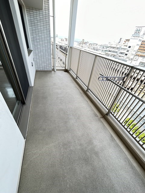 ベルヴィ東園田のバルコニー