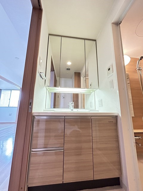 ベルヴィ東園田の洗面所