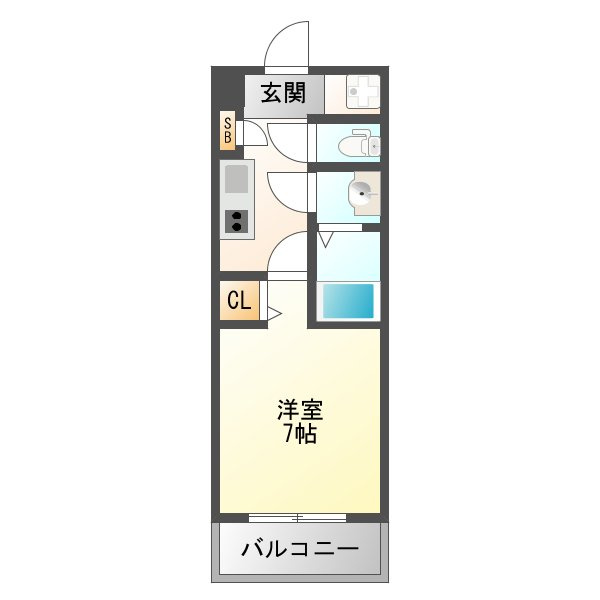 Uresidence新大阪の間取り