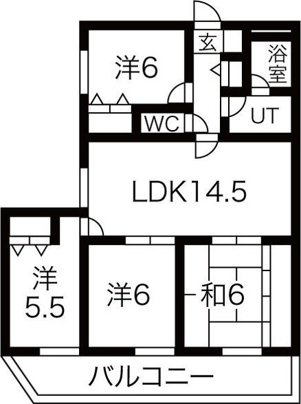 ユニーブル原央の間取り