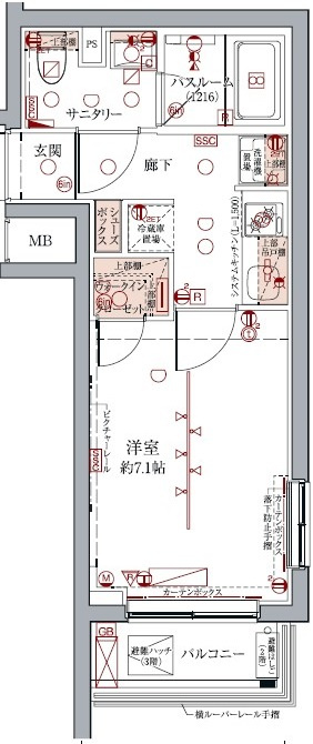 クレヴィスタ板橋志村の間取り
