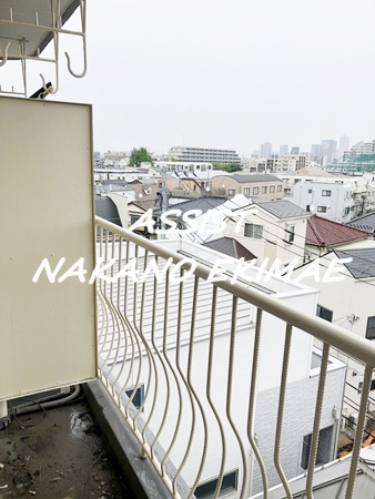 大寿マンションのバルコニー