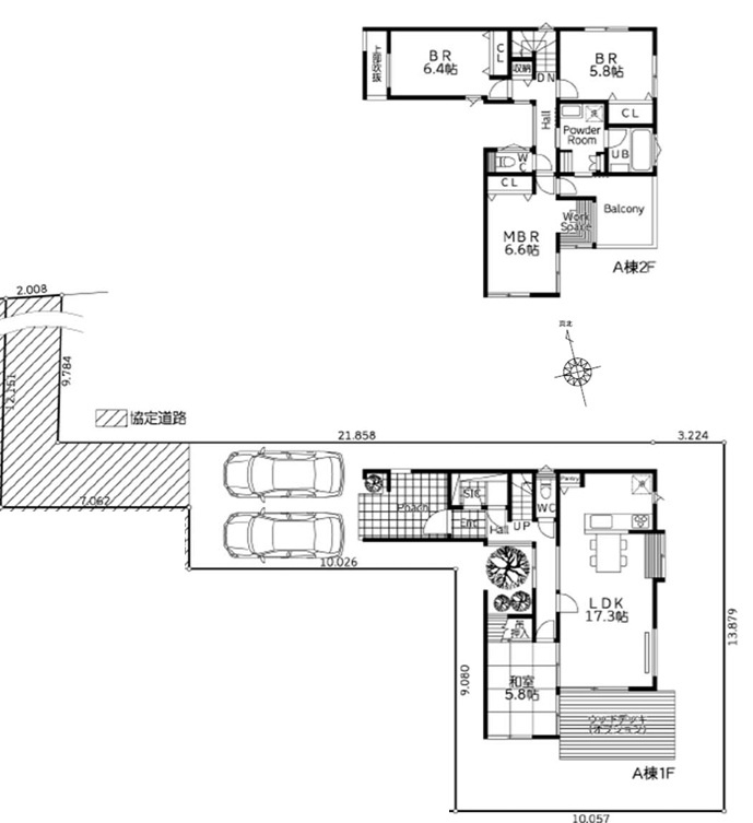 市川市北国分２丁目の間取り