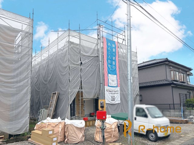 つくば市谷田部第24　新築戸建て　1号棟の外観|ご予約を頂ければ、『平日』はもちろん『早朝』や『夜間』もご見学可能です♪お気軽にお申し付けください♪