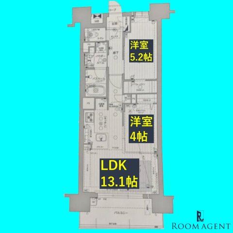 プレサンス　ロジェ　名古屋駅NORTH　FRONTの間取り