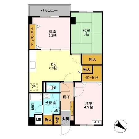 パインツリーコートの間取り