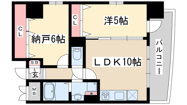 【間取り】 | ミールズ江坂