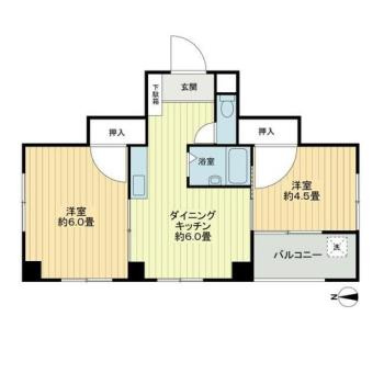 キングビルディングの間取り